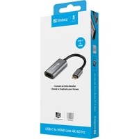 Adapter SANDBERG USB-C na HDMI Link, 4K/60Hz