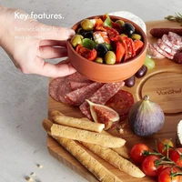 Ploča za serviranje VONSHEF, bambus, Lazy Susan