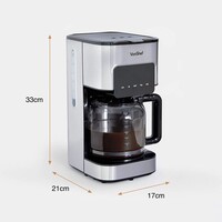 Aparat za filter kavu VONSHEF, 1,5 L, nehrđajući čelik