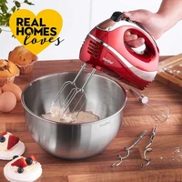 Mikser VONSHEF, 300 W, profesionalni, crveni, Amazon best seller!