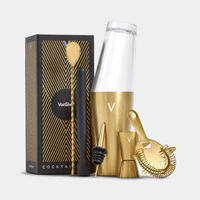 Set za koktele VONSHEF, 6 kom, zlatni