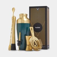 Set za koktele VONSHEF, Parisian Green & Gold, 6 kom, 1000445