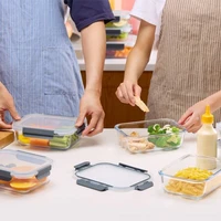 Set posuda za hranu VONSHEF, 5 kom, stakleni