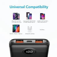Powerbank VEGER L10S 10.000 mAh, LCD ekran, crni Powerbank VEGER L10S 10.000 mAh, LCD ekran, crni