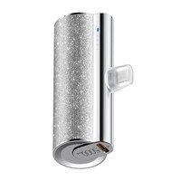 Powerbank VEGER, s ugrađenim Type-C priključkom, 5.000 mAh, srebrni