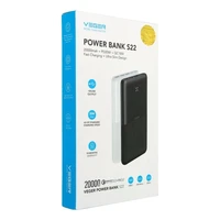 Powerbank VEGER S22 20.000 mAh, ultra slim, crni Powerbank VEGER S22 20.000 mAh, ultra slim, crni