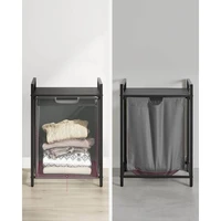 Košara za rublje VASAGLE BLH101B01, crna