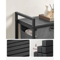 Košara za rublje VASAGLE BLH101B01, crna