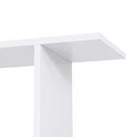 Regal VASAGLE, samostojeći, s 6 polica, drveni, LBC61WT