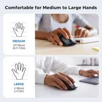 Miš UGREEN, ergonomski bežični s bočnim gumbima Miš UGREEN, ergonomski bežični s bočnim gumbima