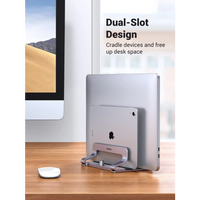 Stalak UGREEN, za prijenosno računalo, dvojni, vertikalni, aluminijski