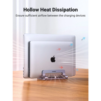 Stalak UGREEN, za prijenosno računalo, dvojni, vertikalni, aluminijski