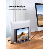 Stalak UGREEN, za prijenosno računalo, dvojni, vertikalni, aluminijski