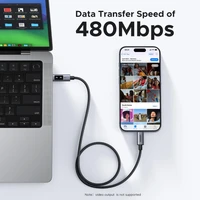 Kabel UGREEN Uno USB-C na USB-C, 100W, 1 m, za punjenje