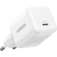 Punjač UGREEN USB-C GaN, 30W, bijeli, brzo punjenje