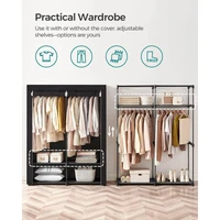 Ormar SONGMICS RYG02GY, platneni, sivi