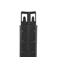 Polica SONGMICS, 30 × 75 × 150 cm, smeđe-crna