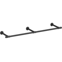 Vješalica za zid SONGMICS, 30.4 × 170 × 7 cm, crna