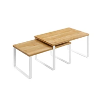 Organizator polica SONGMICS, 2kom, bambus, bijeli