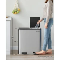 Kanta za otpad SONGMICS, 2 × 30 L, za razdvajanje otpada