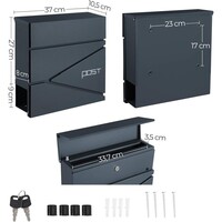 Poštanski sandučić SONGMICS GMB051G02