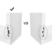 Set zidnih polica SONGMICS, MDF, U oblik, dubina 15 cm, 60/45/30 cm