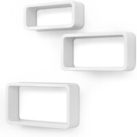 Set zidnih polica SONGMICS, 3kom