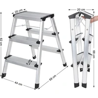Ljestve SONGMICS GLT23K, aluminijske