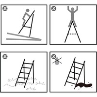 Ljestve SONGMICS GSL002GY01