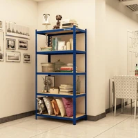 Polica SONGMICS GLR30Q, 150 × 75 × 30 cm, smeđe-plava