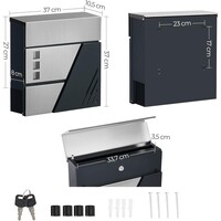 Poštanski sandučić SONGMICS GMB053G01