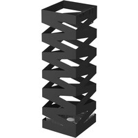 Stalak za kišobrane SONGMICS LUC16B, metalni, s kukama i posudom za kapanje