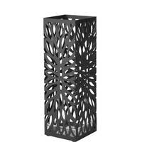 Stalak za kišobrane SONGMICS LUC48B, metalni, s kukama i posudom za kapanje