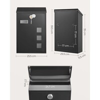 Poštanski sandučić SONGMICS GMB031B02