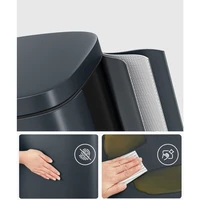 Kanta za otpad SONGMICS, kuhinjska, 30 L, siva