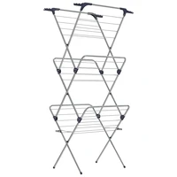 Sklopivi i pomični višerazinski stalak za sušenje rublja SONGMICS, 4 razine