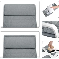 Stolica za ljuljanje SONGMICS, drvena, s podesivim osloncem za noge, umirujuća