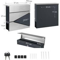 Poštanski sandučić SONGMICS GMB51AS