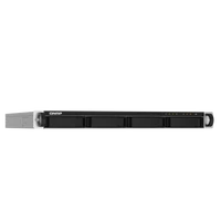 NAS server QNAP rack 1U, za 4 diska, 2GB RAM, mreža 2x 10Gb SFP+