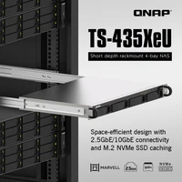 NAS server QNAP rack 1U short, 4GB RAM, mreža 10Gb NAS server QNAP rack 1U short, 4GB RAM, mreža 10Gb