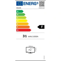 Monitor PHILIPS 346E2CUAE, 34", UltraWide, Curved, PowerDelivery USB-C 65W