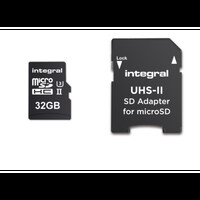 Memorijska kartica microSDHC 32GB, INTEGRAL, UHS-II V90, 280–240MB/s