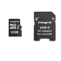 Memorijska kartica microSDHC 32GB, INTEGRAL, UHS-II V90, 280–240MB/s