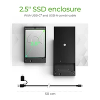 Kućište ICY BOX IB-200T-C3 za 2.5" HDD/SSD, USB-C 3.2 Kućište ICY BOX IB-200T-C3 za 2.5" HDD/SSD, USB-C 3.2