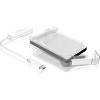Kućište ICY BOX IB-AC703-C, transparentno, za 2.5" HDD/SSD, USB-C 3.2