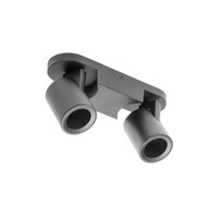 Svjetiljka GTV BLINK, reflektorska, 2xGU10 220V, crna