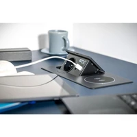 Utičnica GTV AVARO PLUS, ugradbena, crna