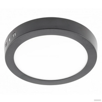 LED panel GTV 19W, 1520lm, 4000K, nadgradni, okrugli, crni