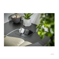 Utičnica GTV AVARO, ugradbena, 1x230V + 2xUSB-A