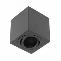 Svjetiljka GTV AVEIRO BIS, stropna, 1xGU10 230V IP20, kvadratna, crna